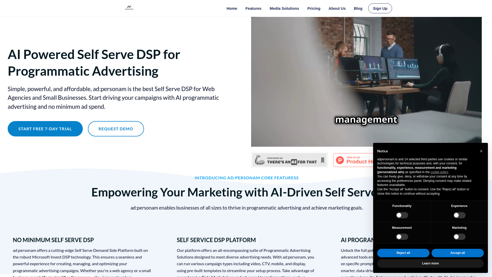 ad:personam Self-Service-DSP