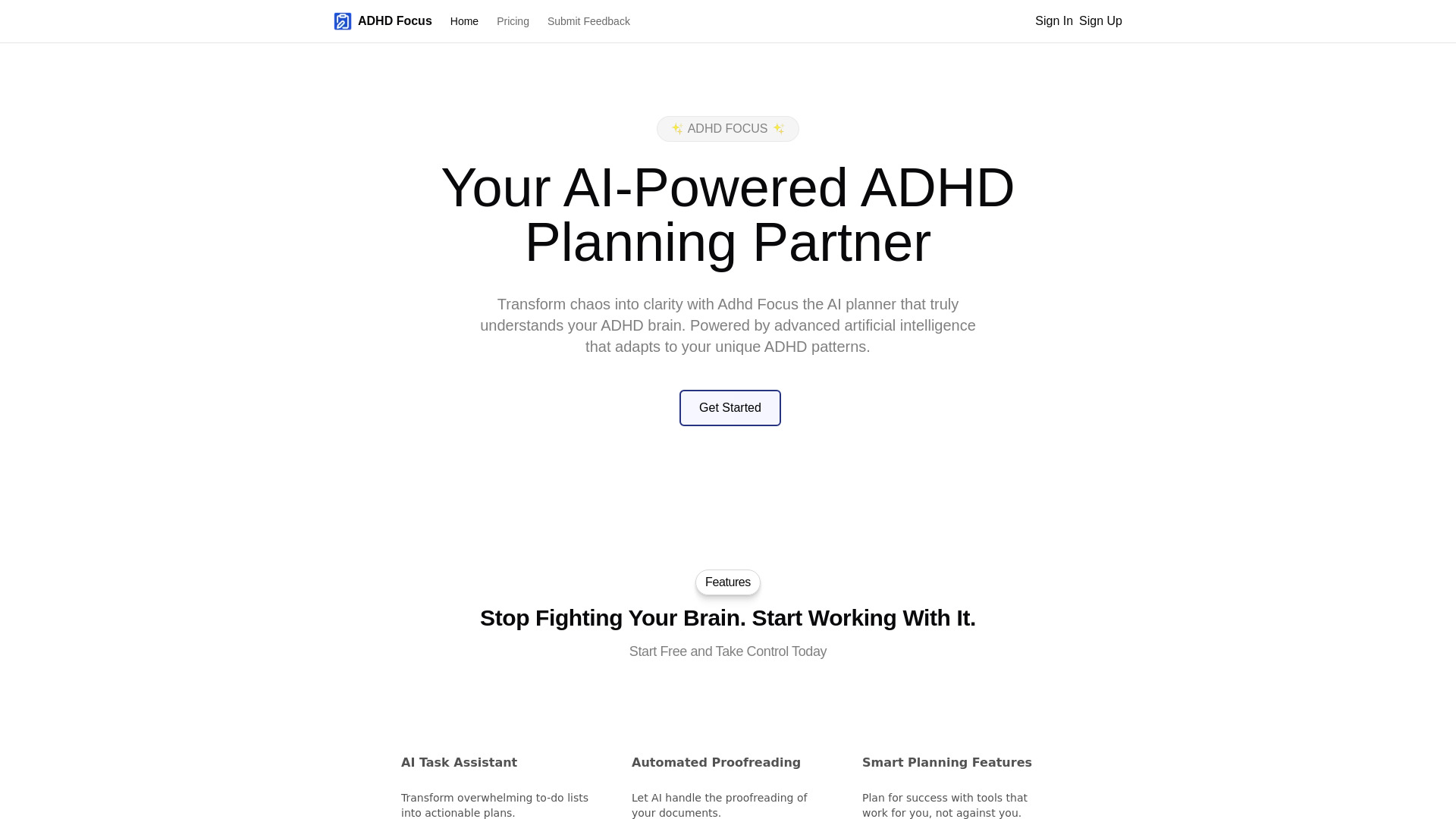 ADHD 초점