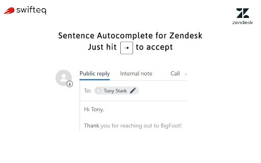 Ayudante de agente para Zendesk