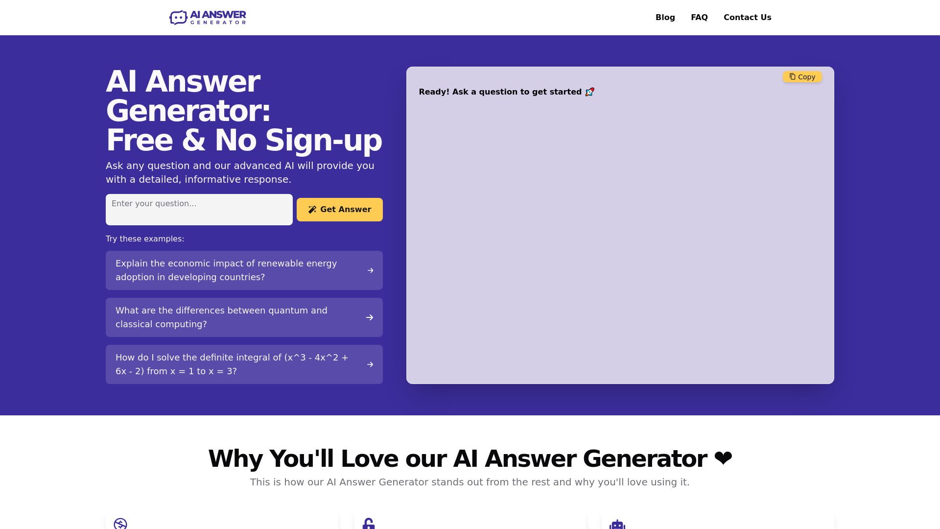 AI Answer Generator