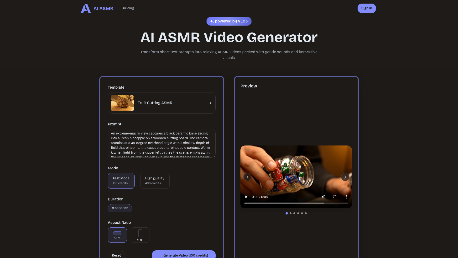 AI ASMR-