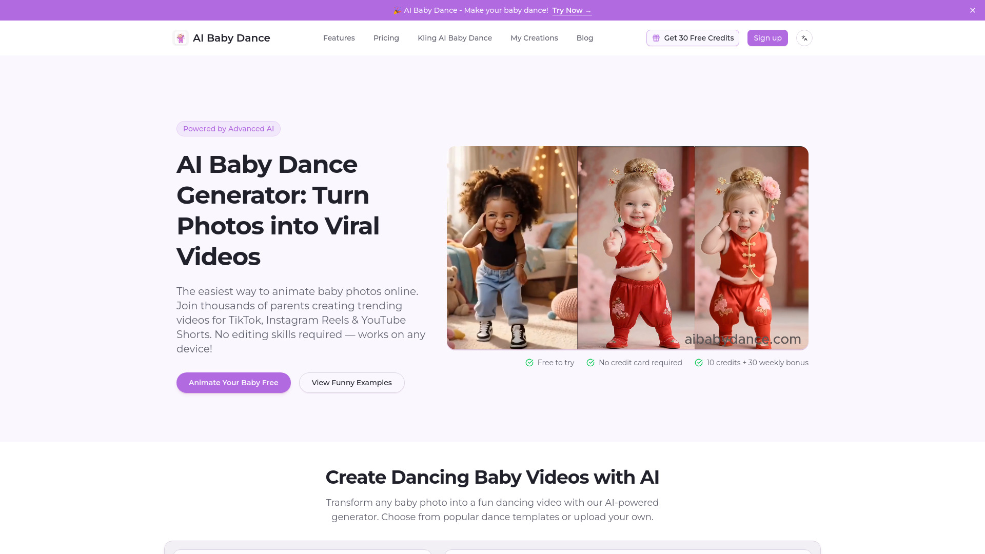 AI Baby Dance