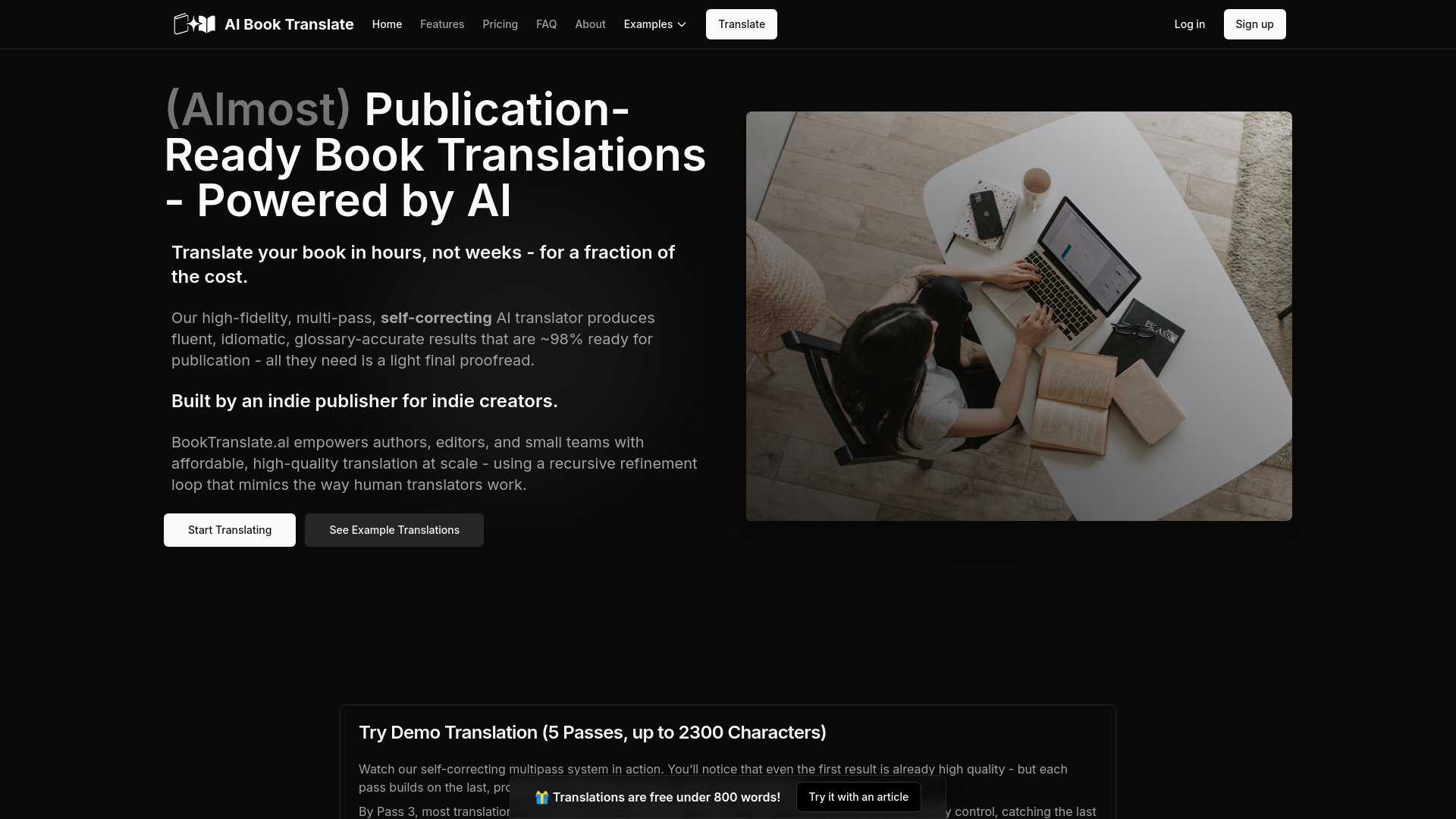 AI Book Translate