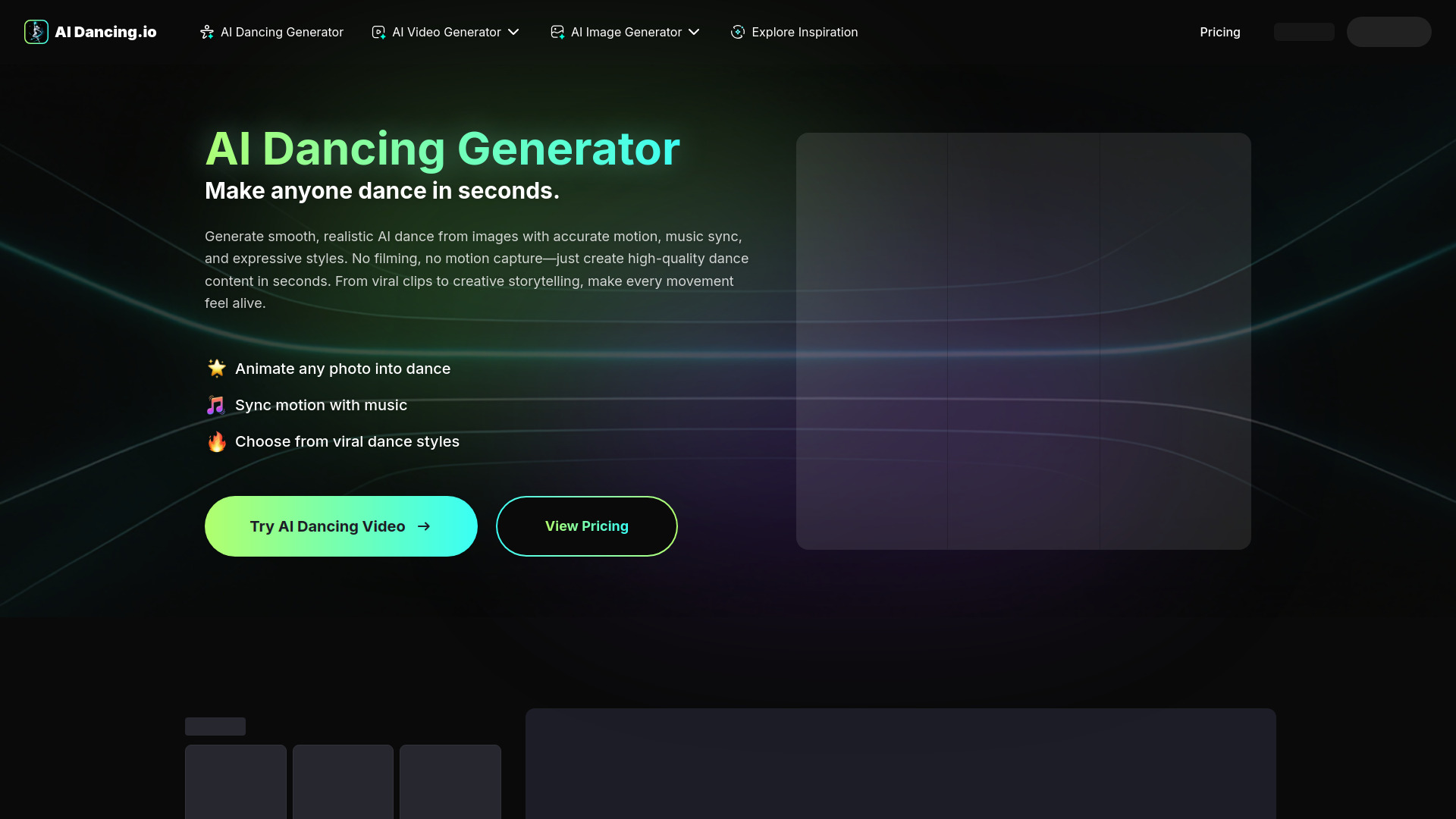 AI Dancing Generator