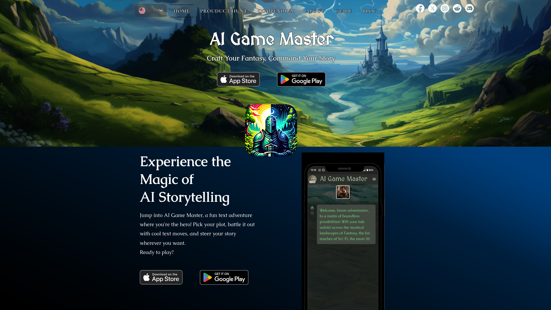 AI Game Master — ролевая игра в подземельях