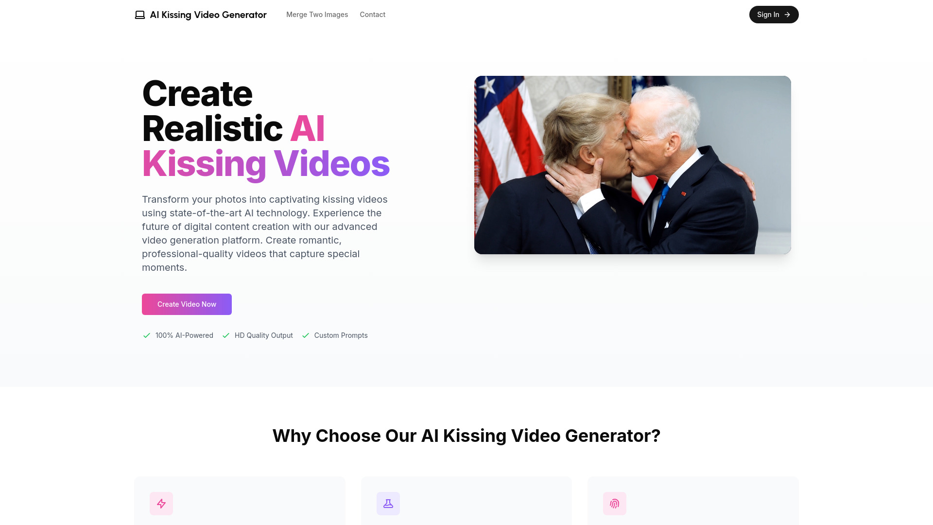 AI Kissing Video Generator