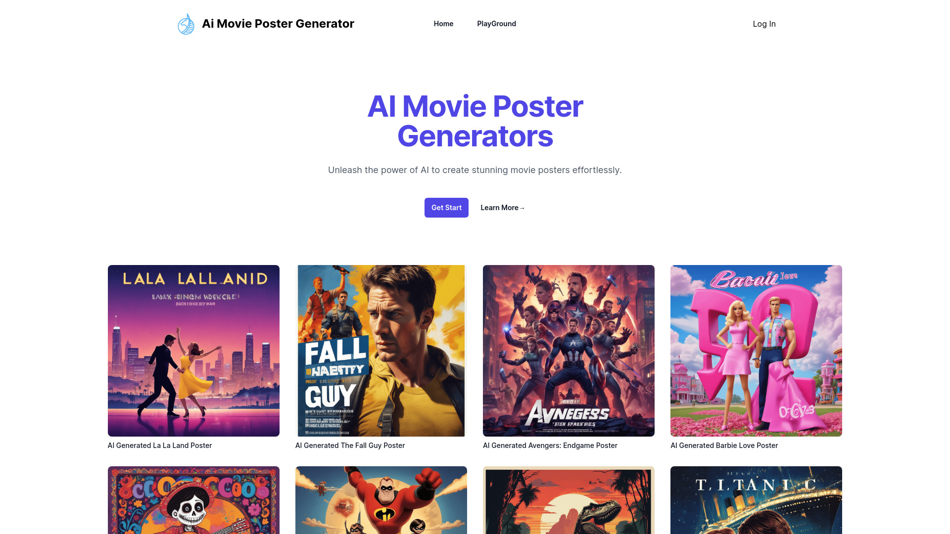 Generador de carteles de películas Ai