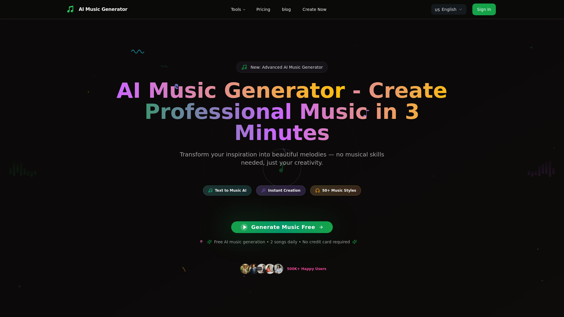 Музыкальный генератор AI -