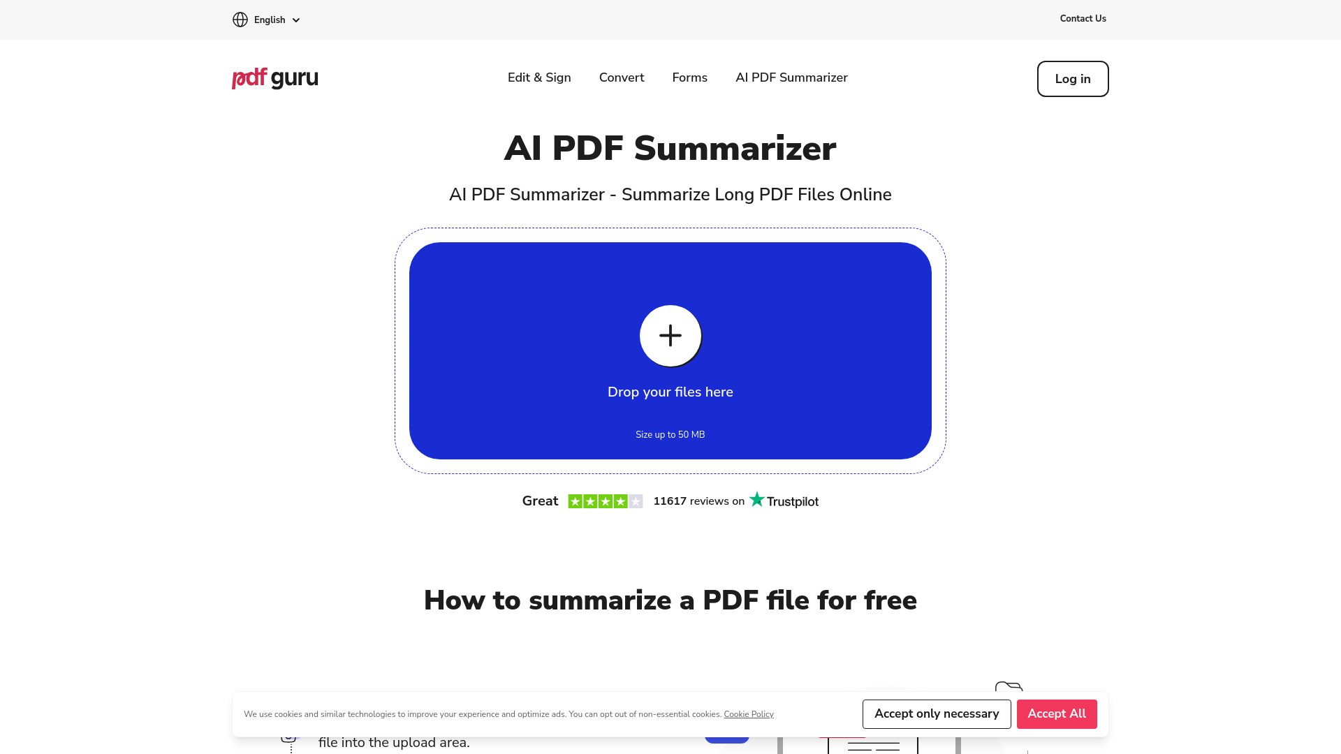 AI PDF Summarizer بواسطة PDF Guru