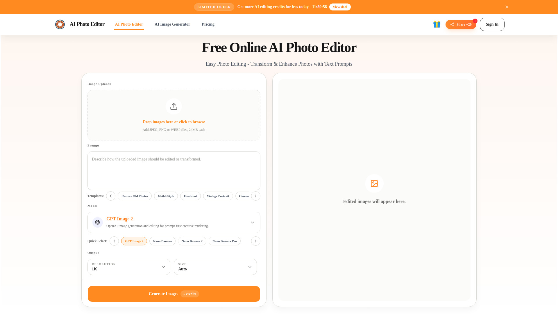 AI Photo Editor - 1