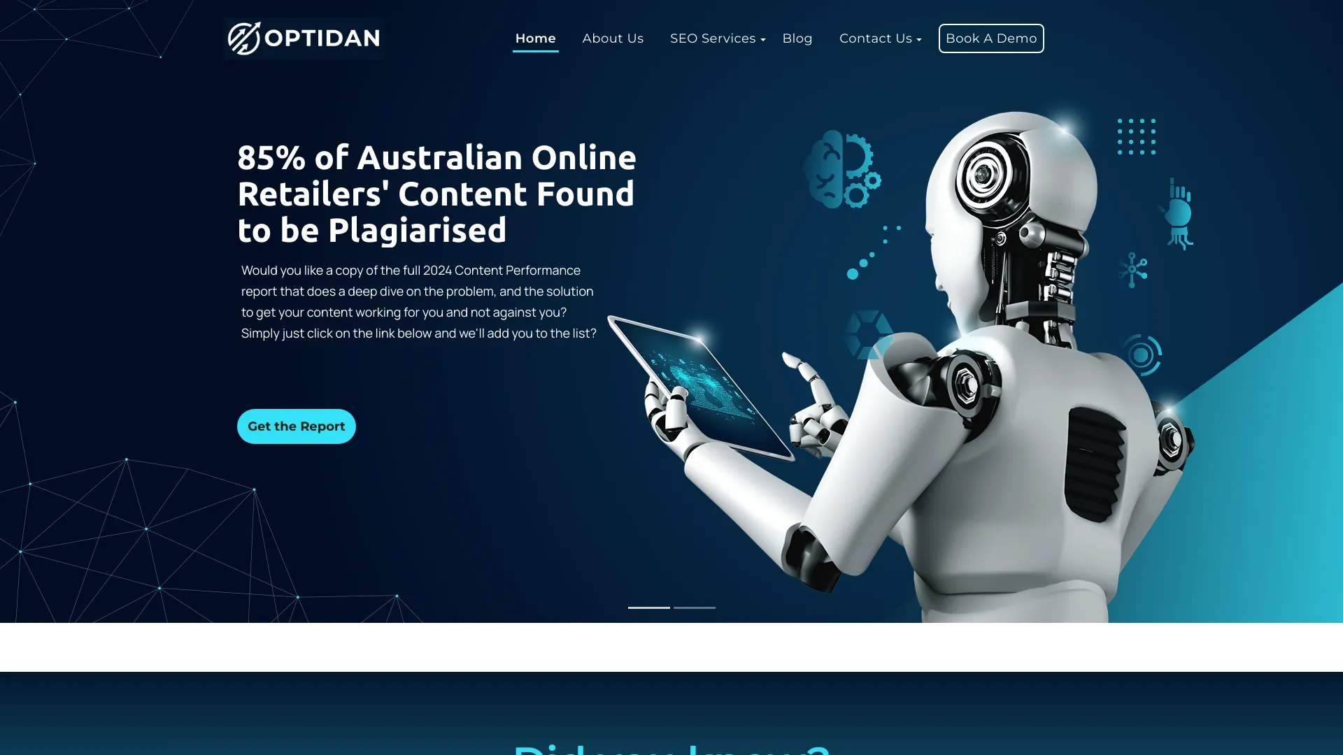 호주의 AI SEO 서비스 | 옵티단