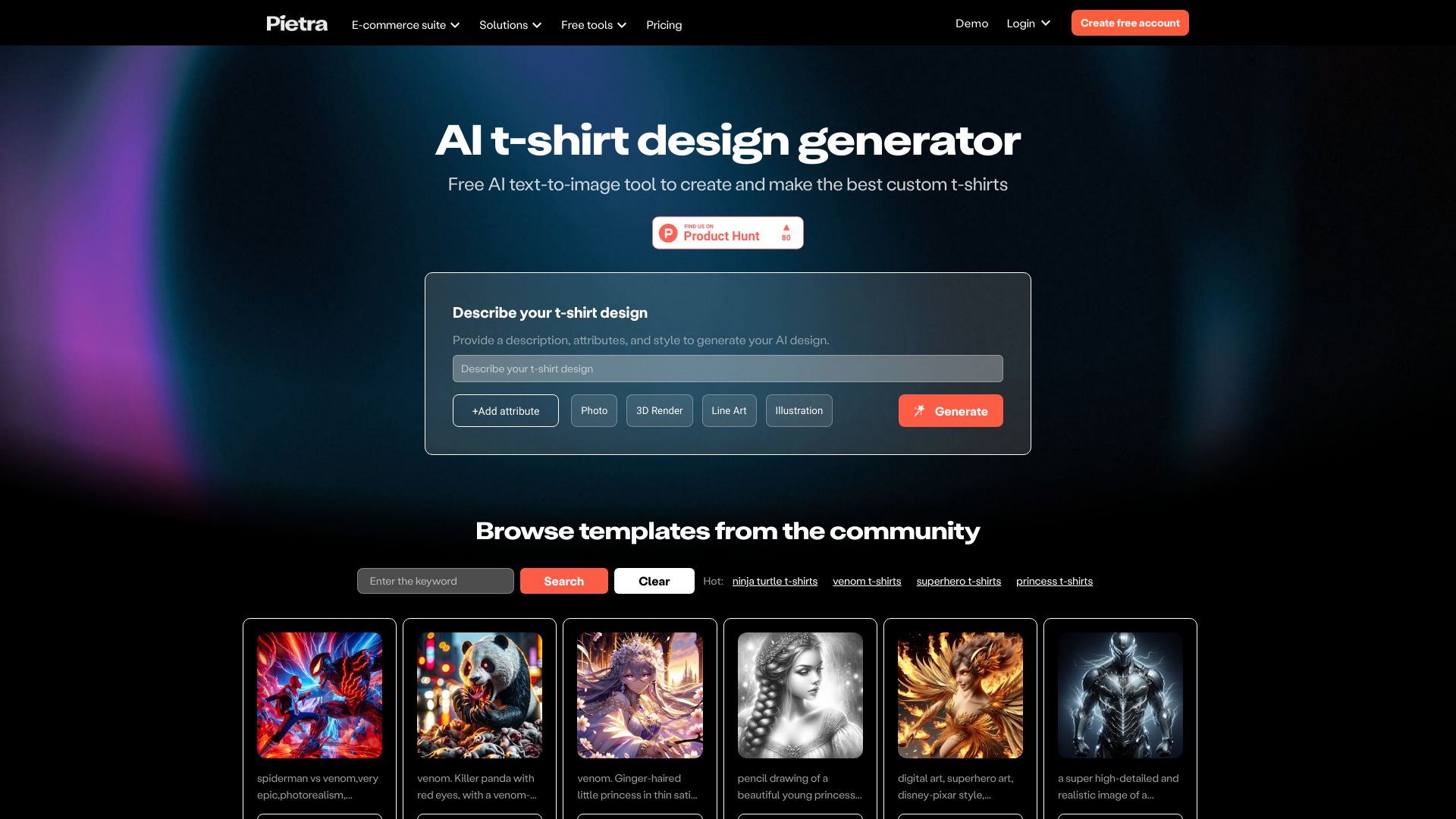 KI-T-Shirt-Design-Generator