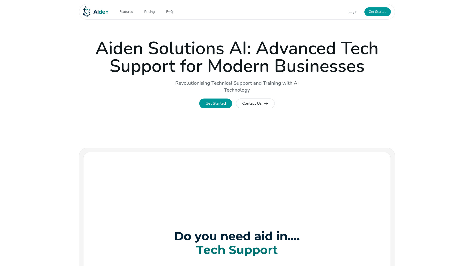 Solutions Aiden