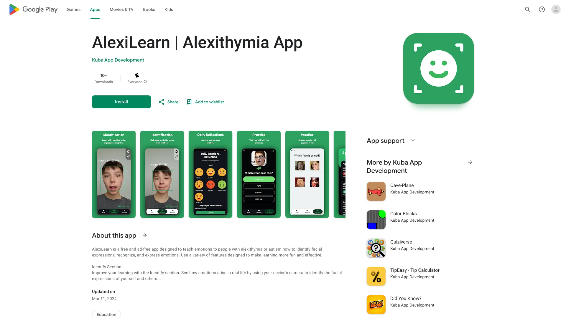 AlexiLearn | App für Alexithymie und Autismus