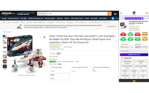 Arbi – Amazon FBA-Analyser. ChatGPT integriert