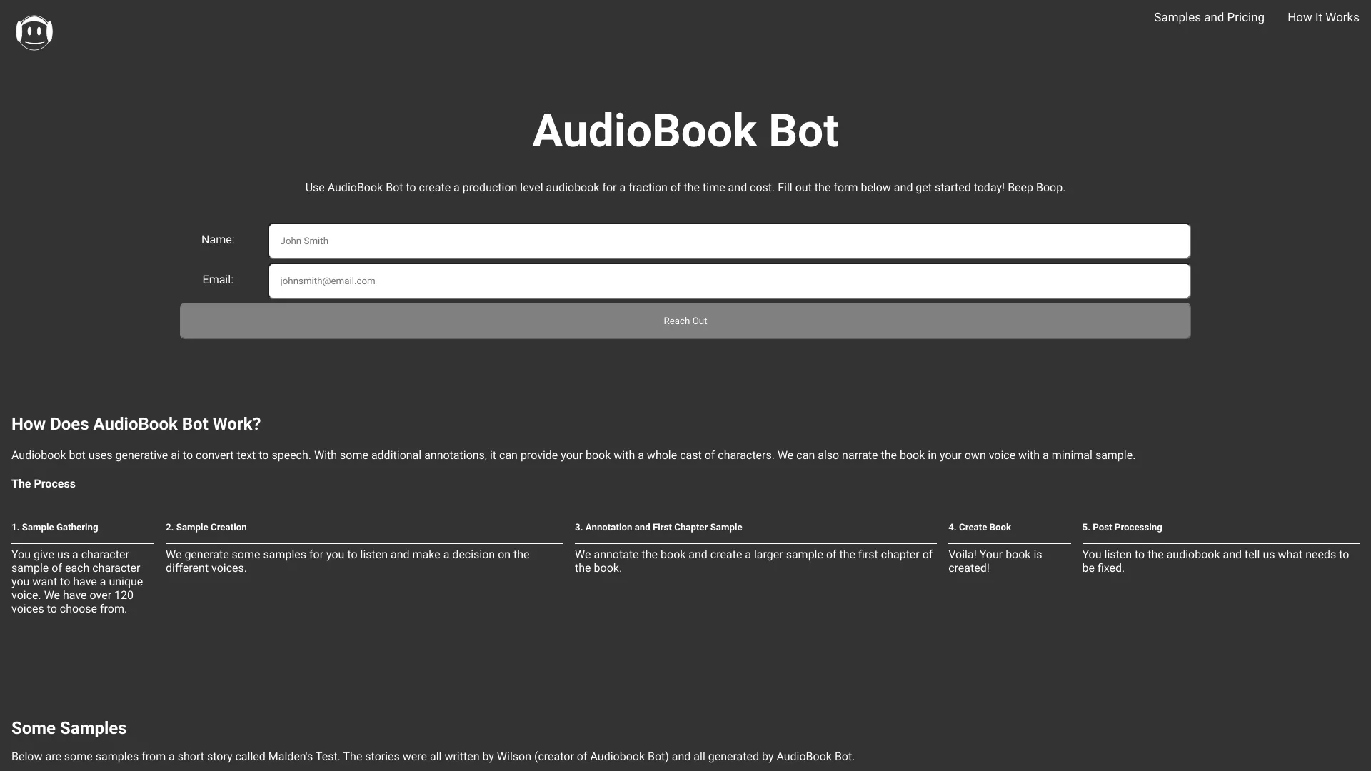 AudioBook Bot