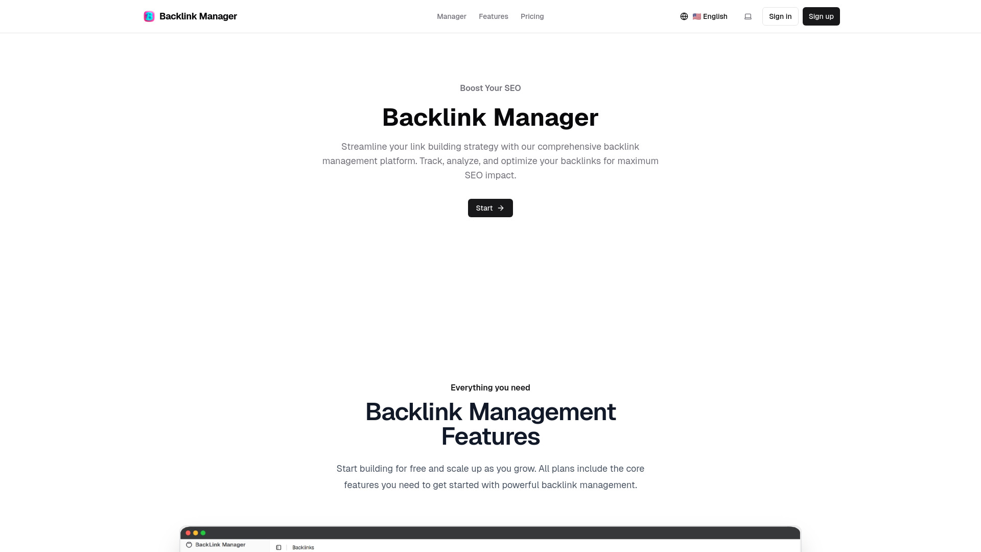Backlink -Manager
