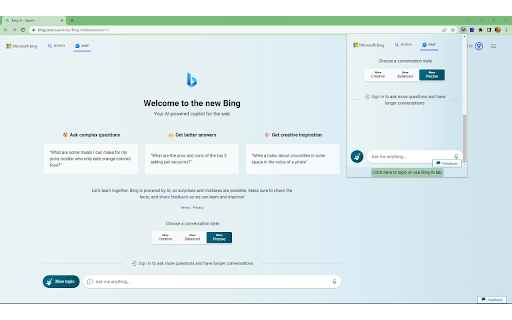 Bing AI Anywhere — GPT 4