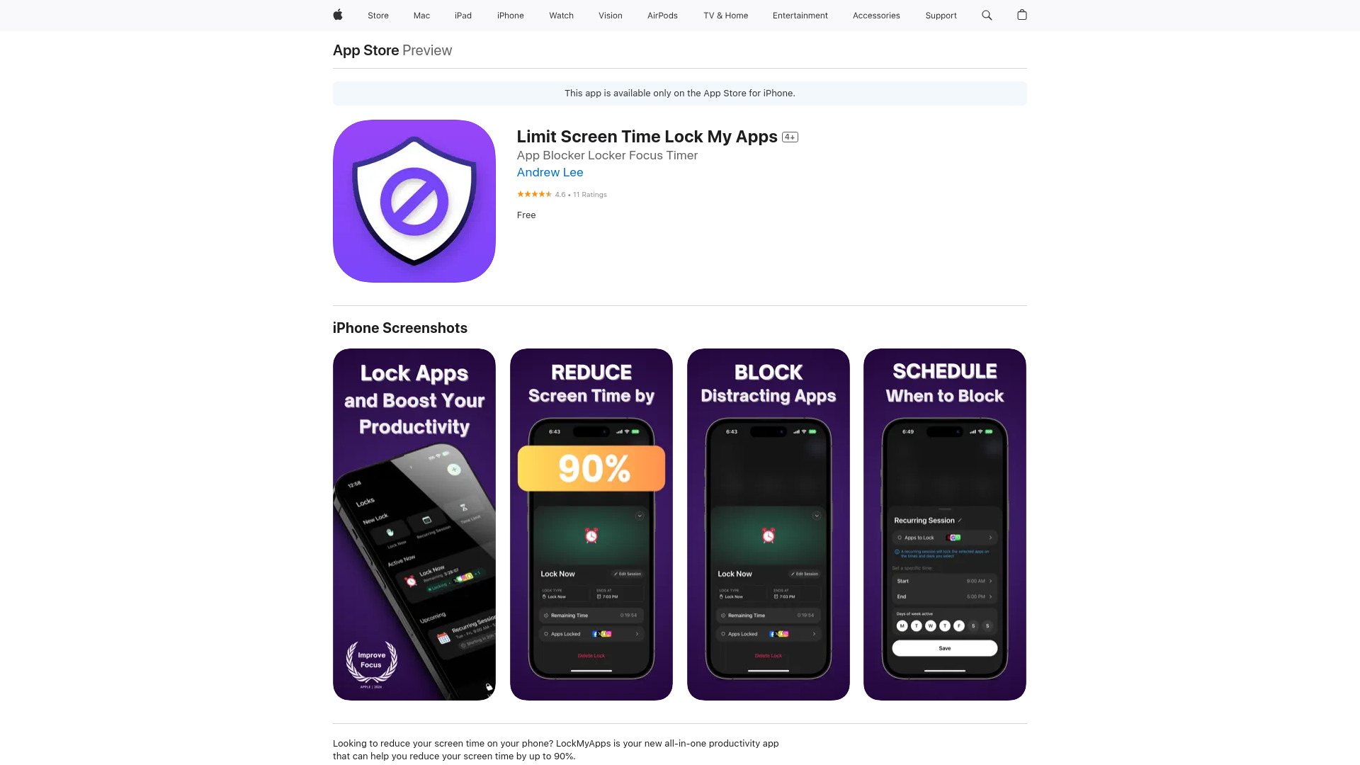 Block Apps & Focus Timer: Lock My Apps