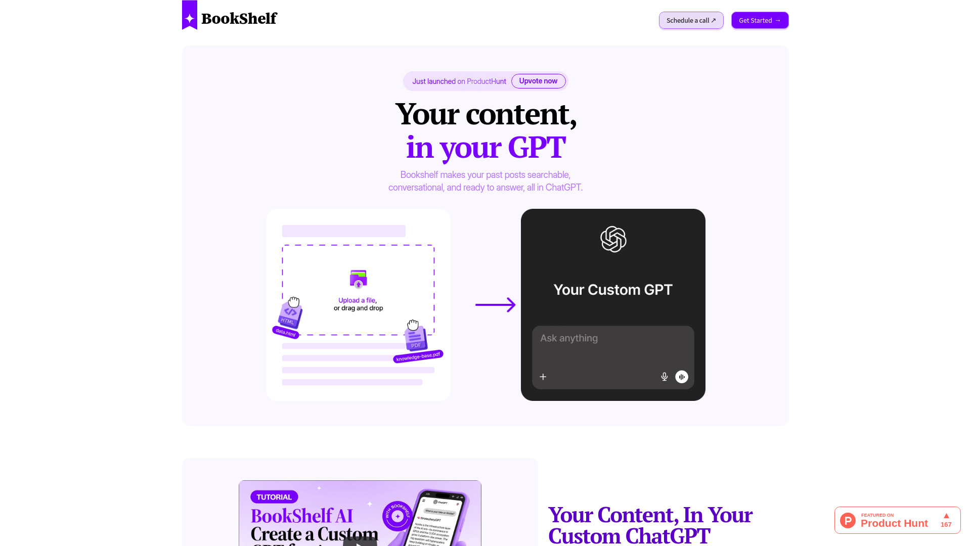 Bookshelf – Turn Newsletters into GPTs