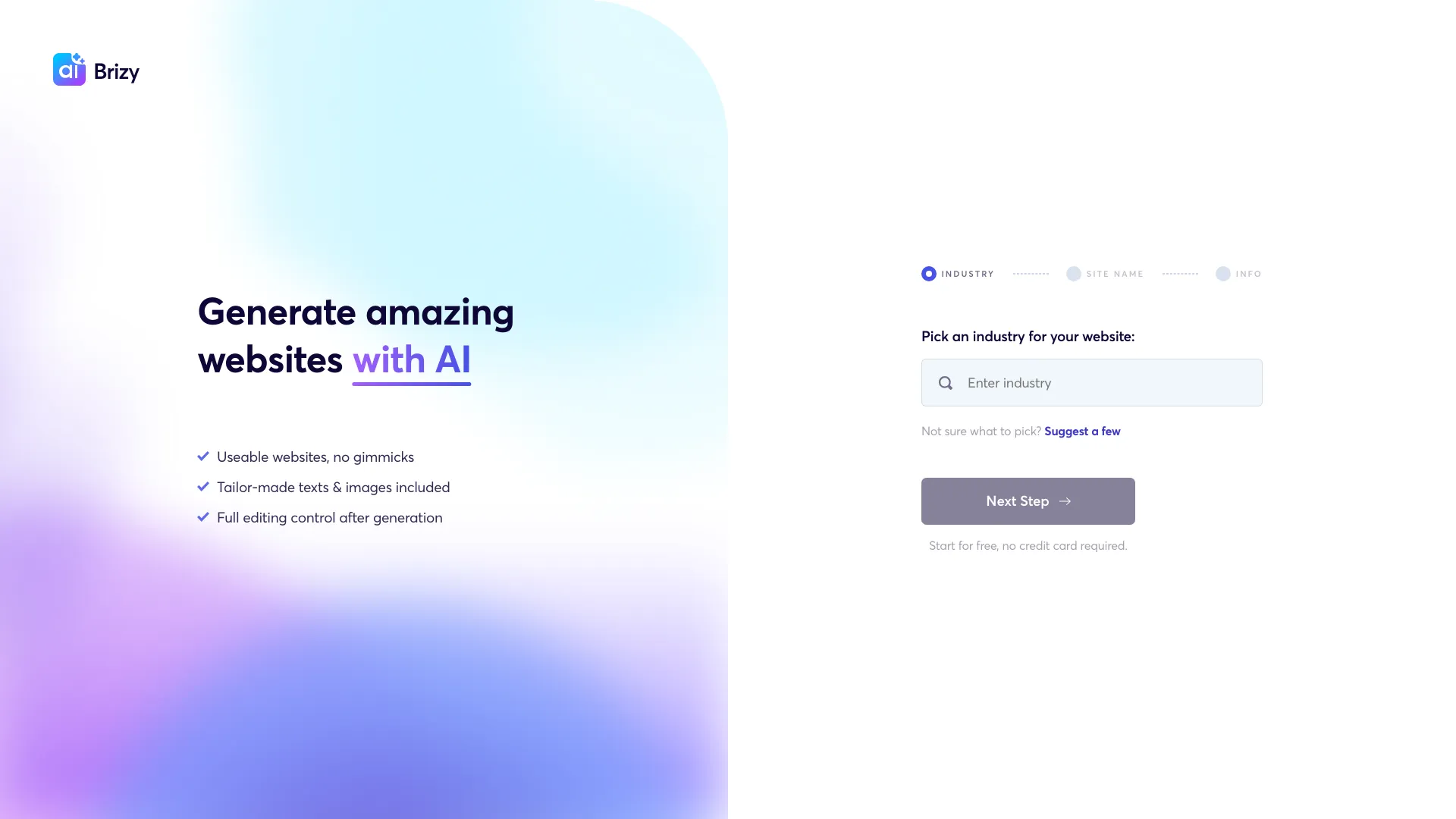 Brizy AI Website Builder