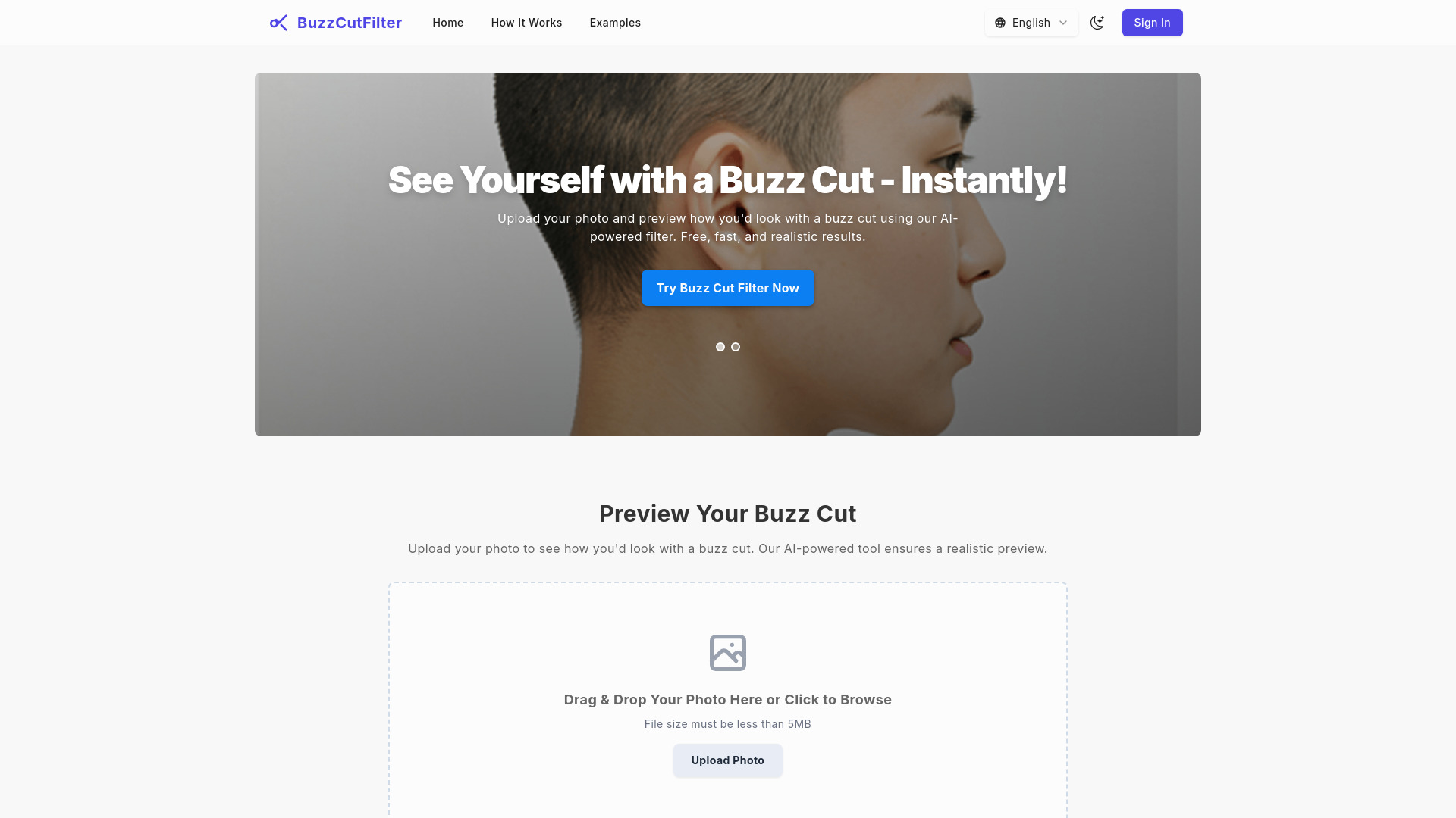 Buzz Cut Filter