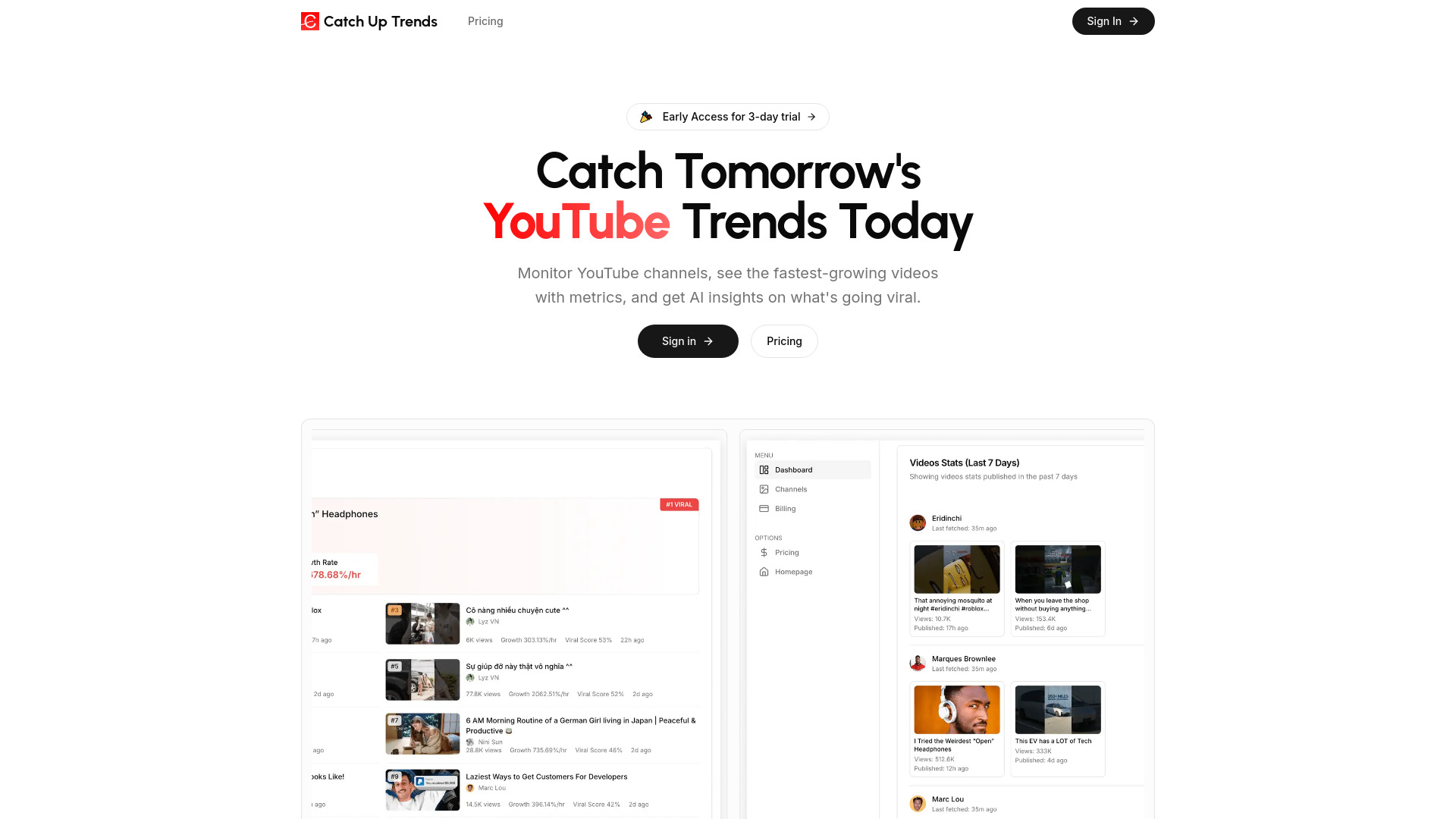 Catch Up Trends