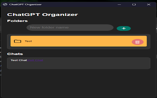 ChatGPT Folders