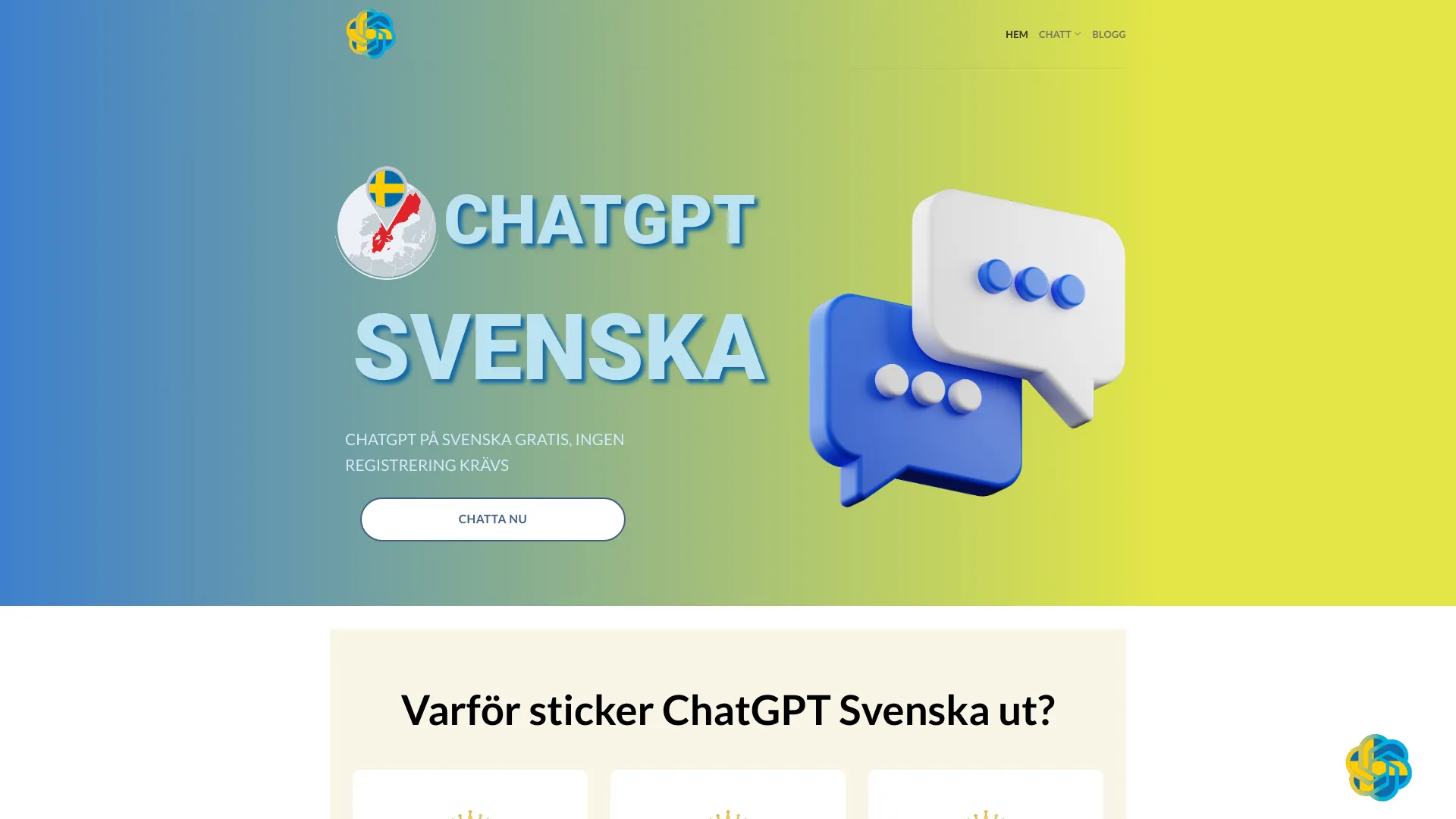 ChatGPT 瑞典語