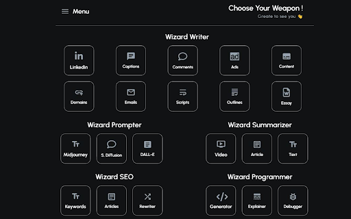 ChatWizard:OpenAi ChatGPT 提示模板
