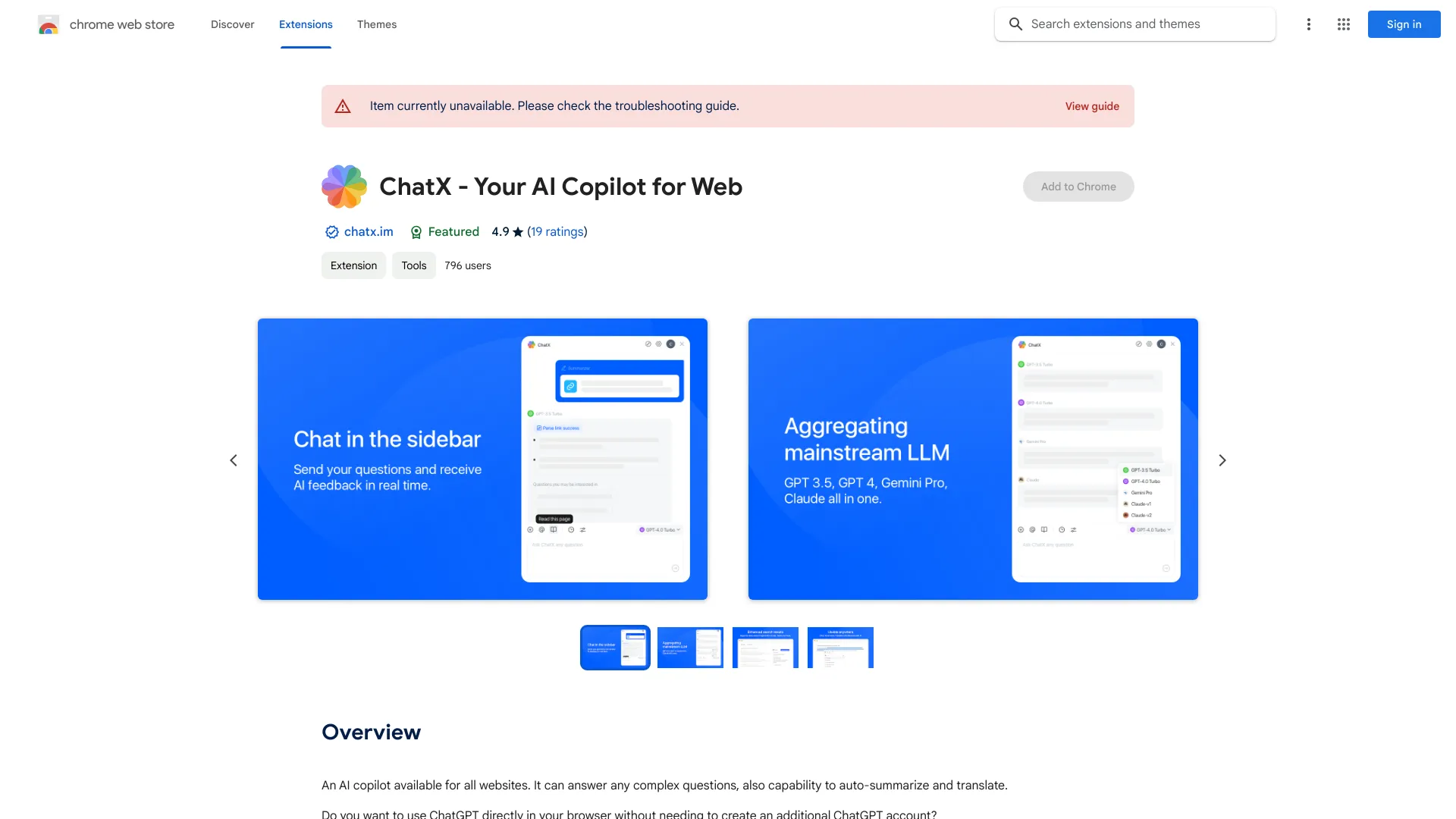 ChatX - Your AI Copilot for Web