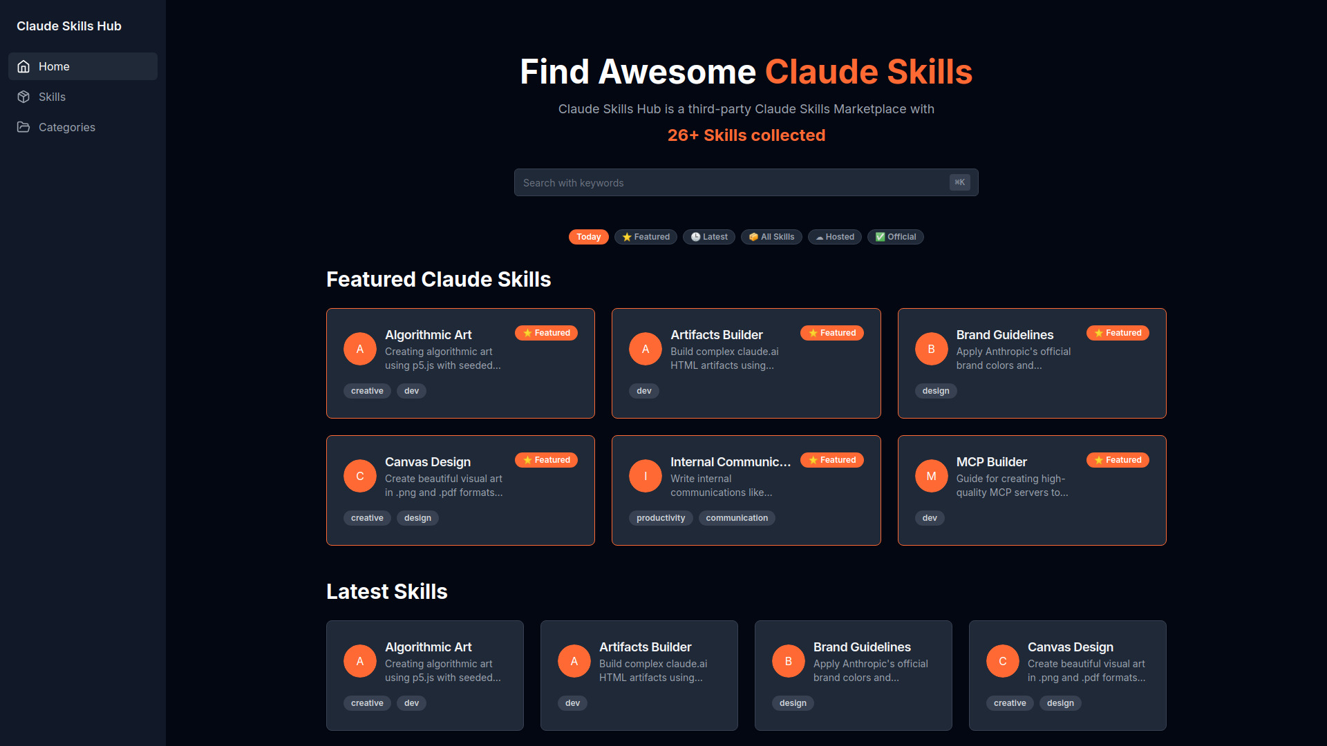 Claude Skills Hub