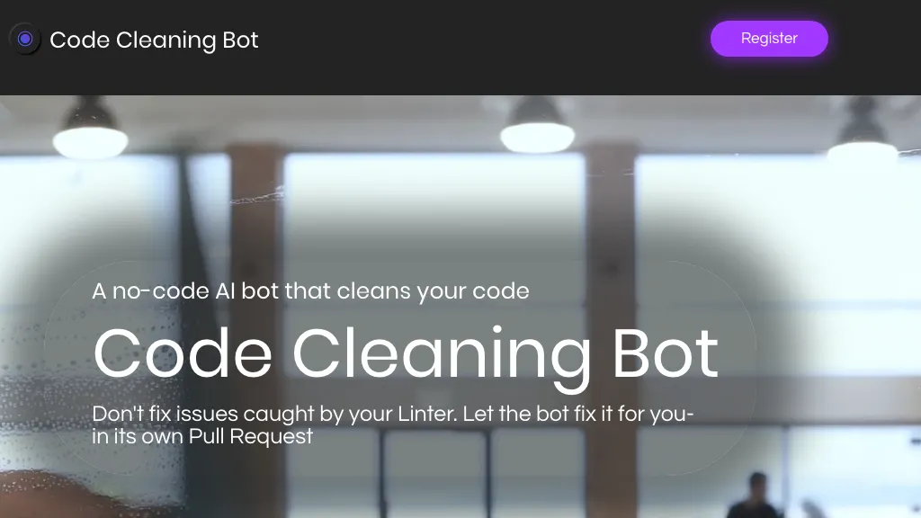 برنامج Codecleaningbot