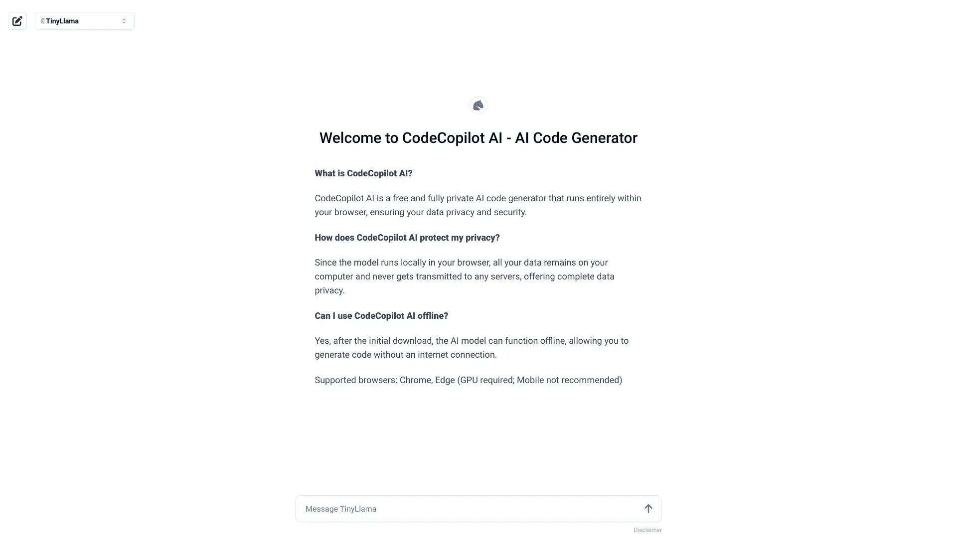 برنامج CodeCopilot AI