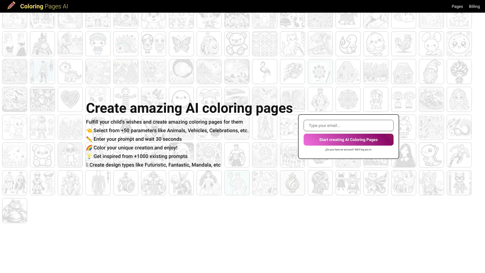 Coloring Pages AI