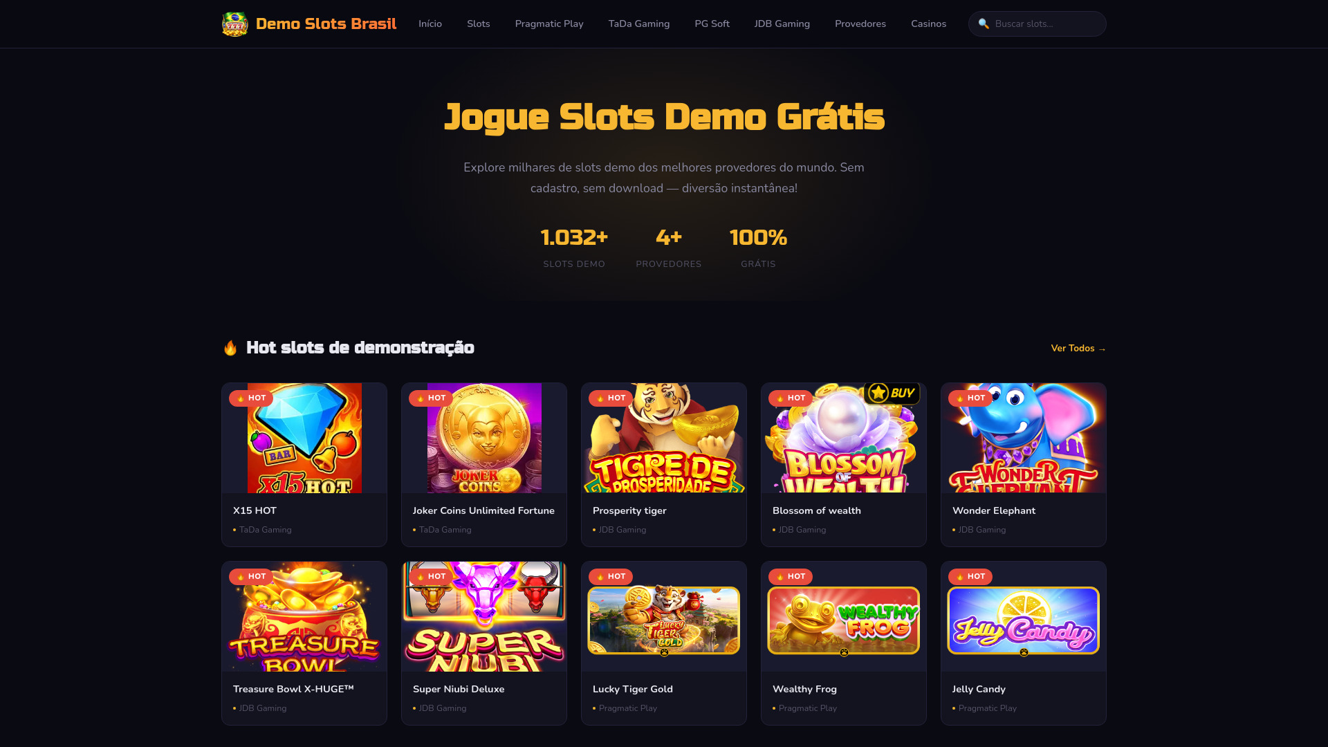 Demo Slots Brasil