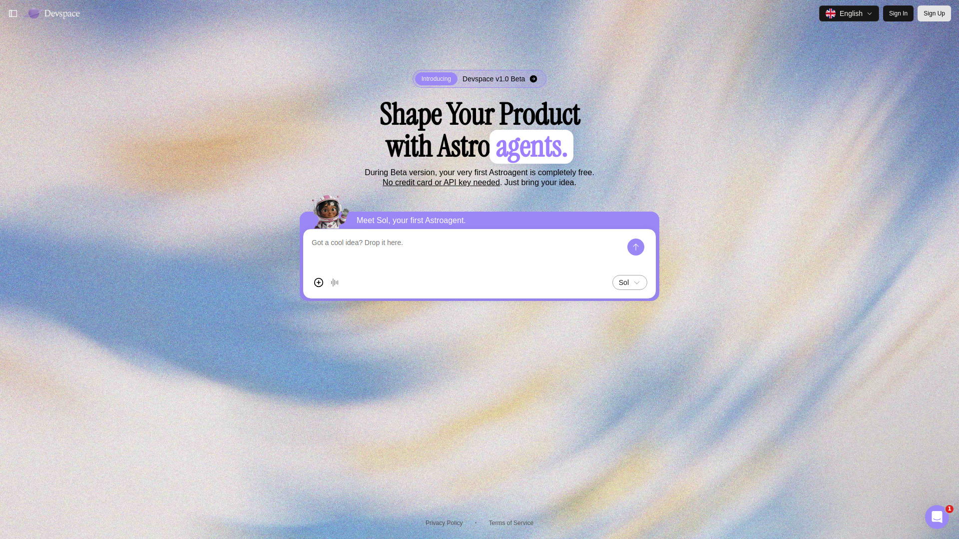 Espace de développement