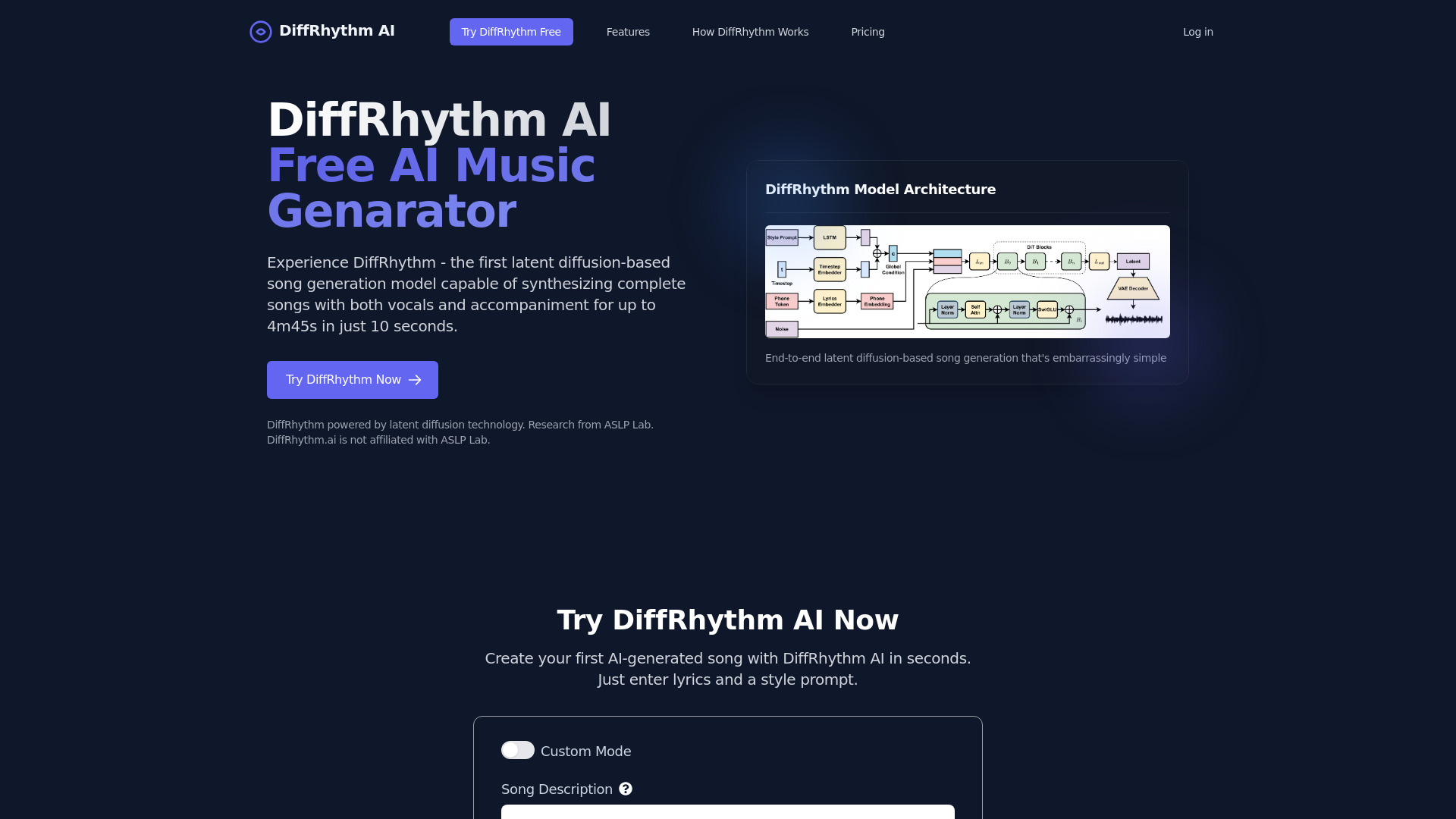 Diffrhythm ai