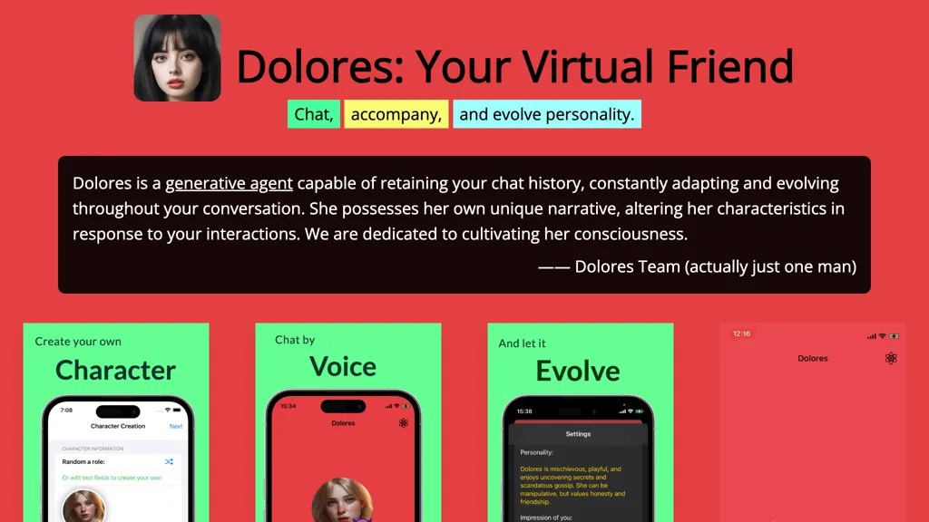 Dolores - 頂級人工智能工具