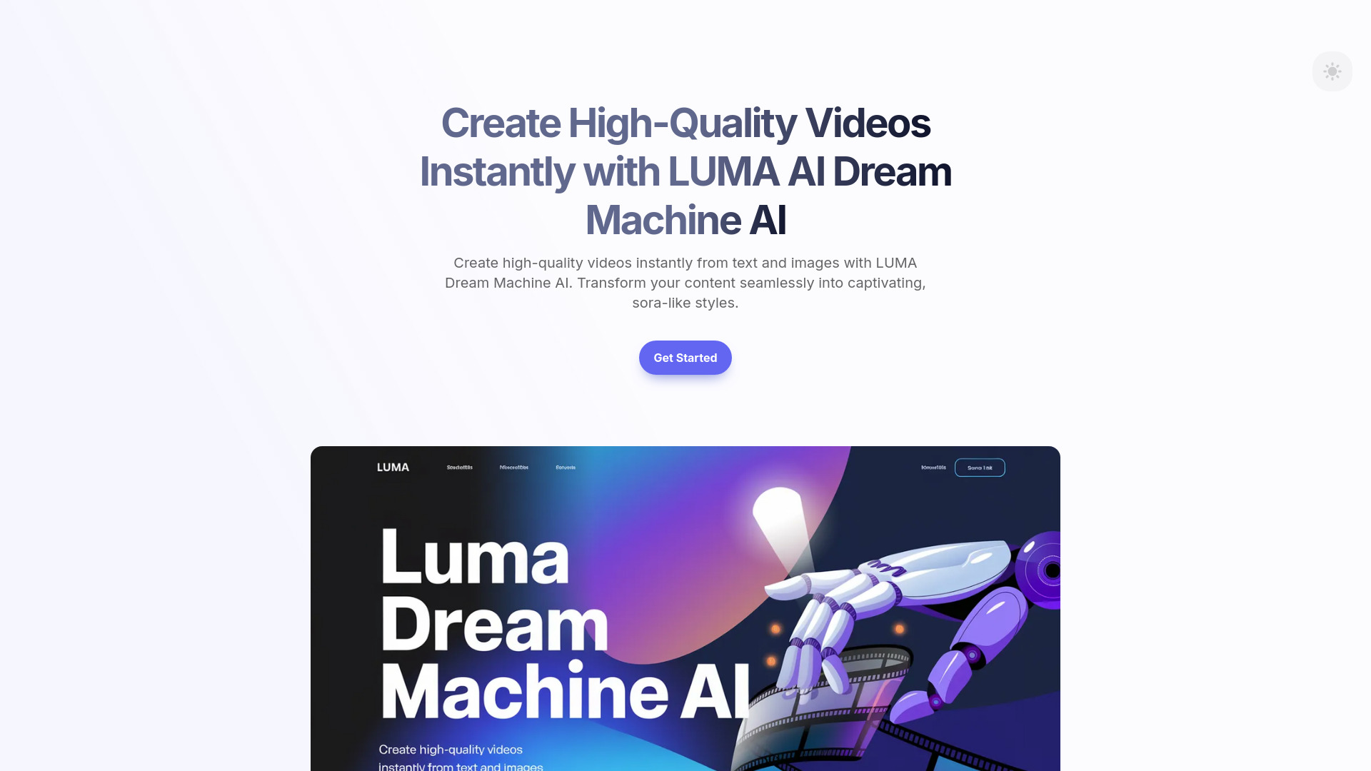 IA vidéo Dream Machine