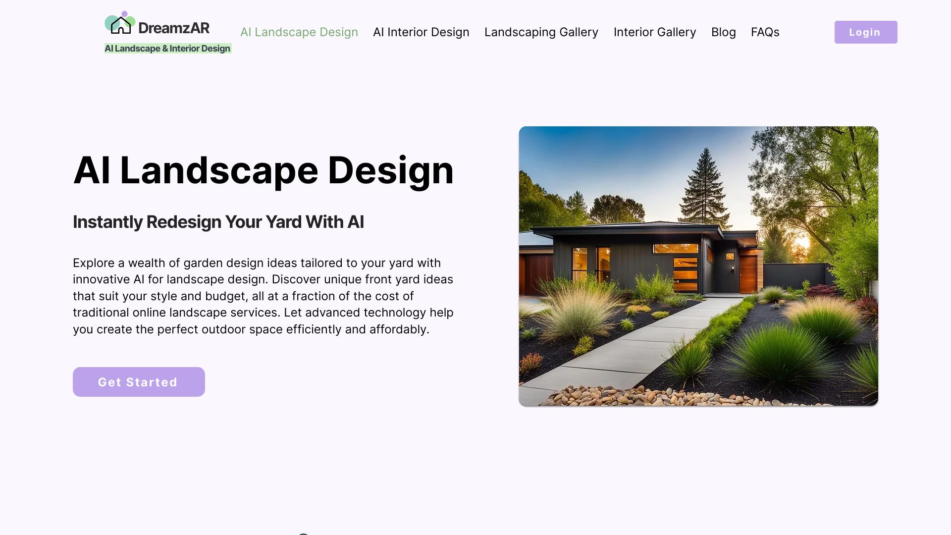 DreamzAR AI Landscape Design