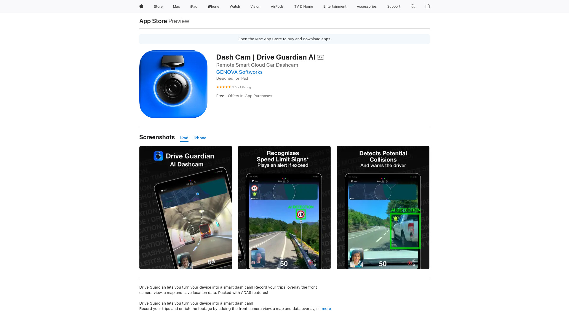 Drive Guardian AI | Dash Cam