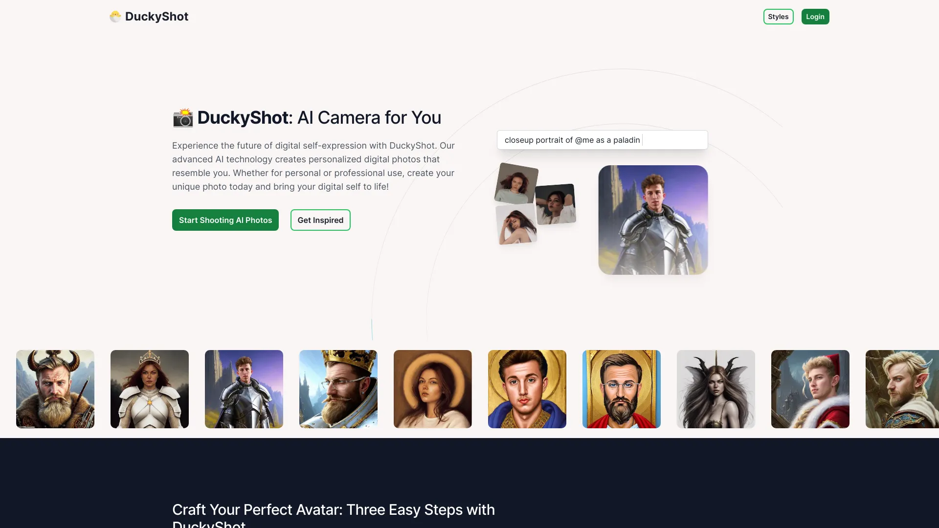 DuckyShot: tu cámara AI personalizada