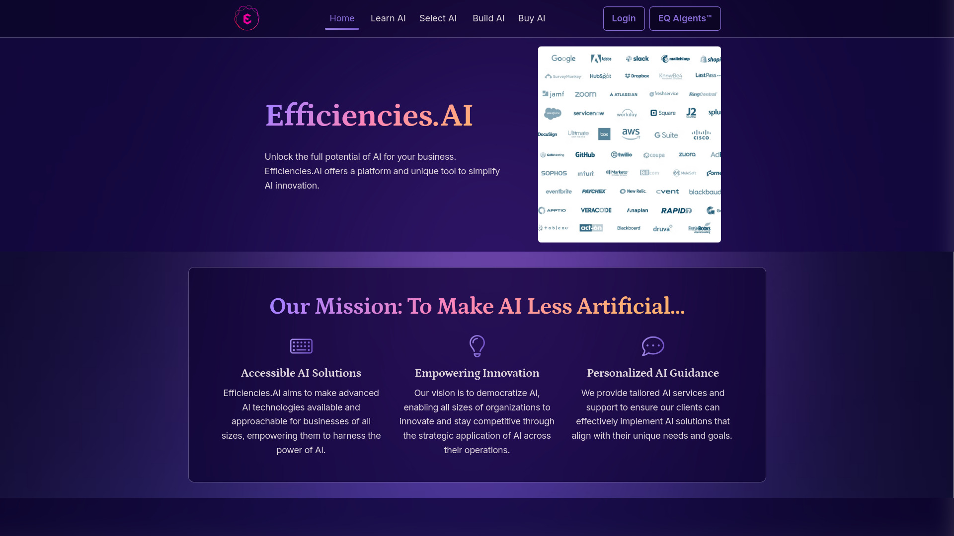 Efficiencies.AI | EQ AIgent™️