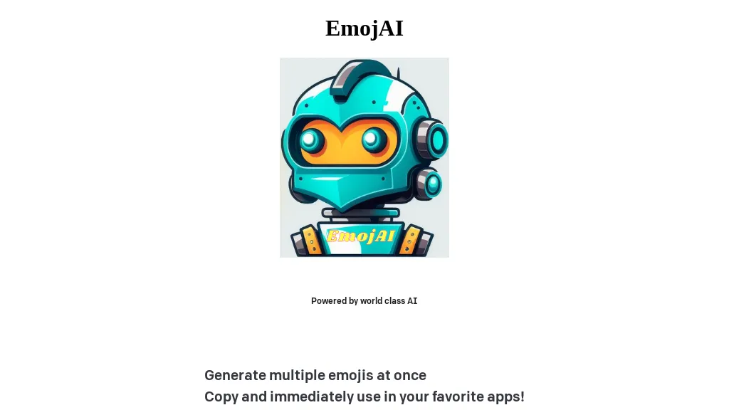 EmojiAi