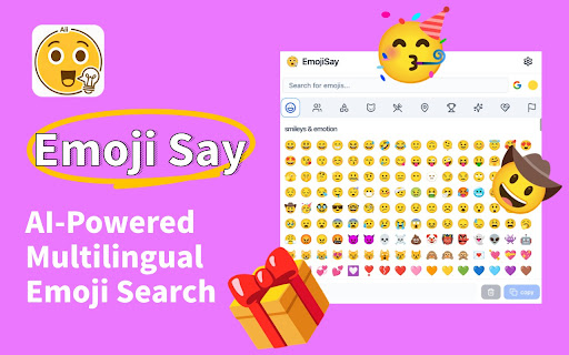 Emoji Say — лучший помощник по смайликам на базе искусственного интеллекта