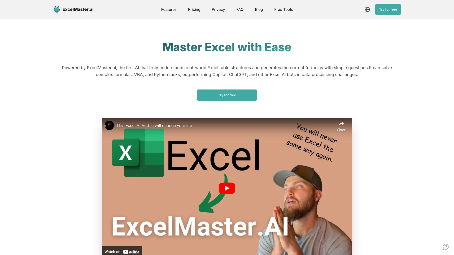 ExcelMaster.ai