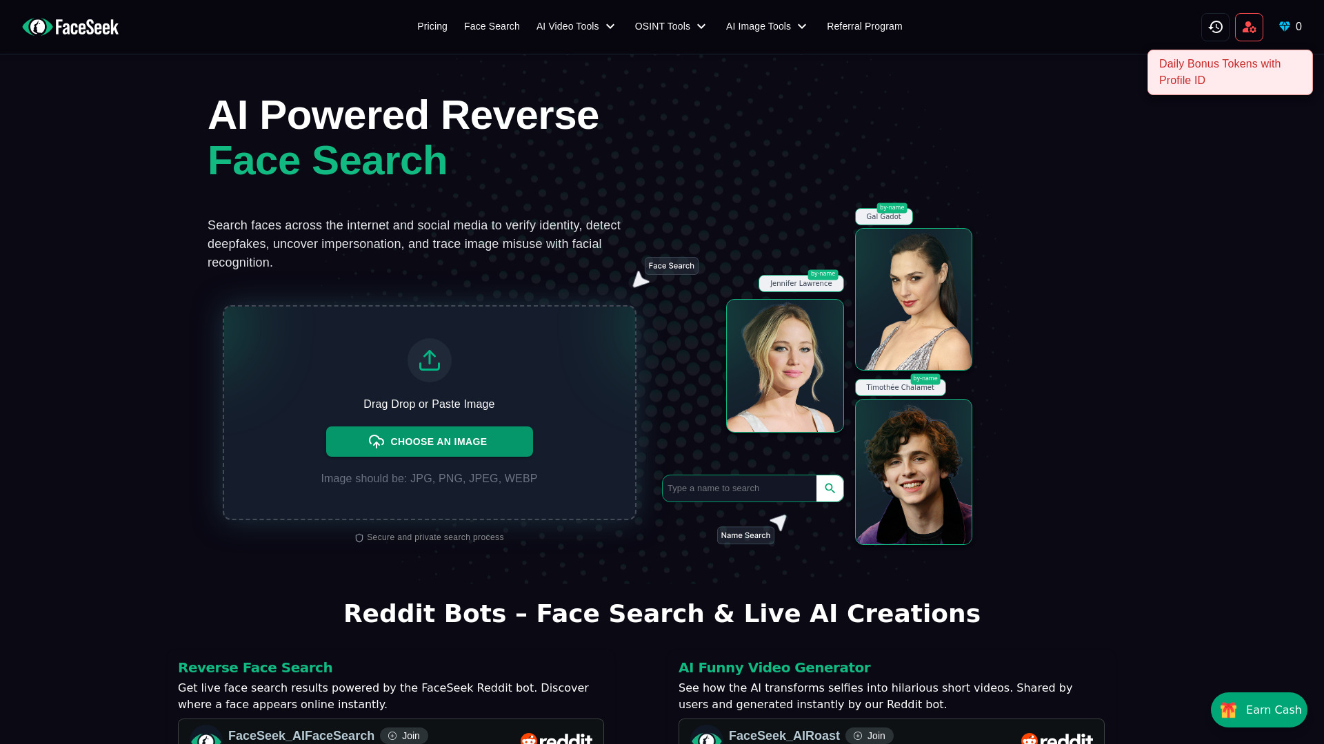 Faceseek - ИИ