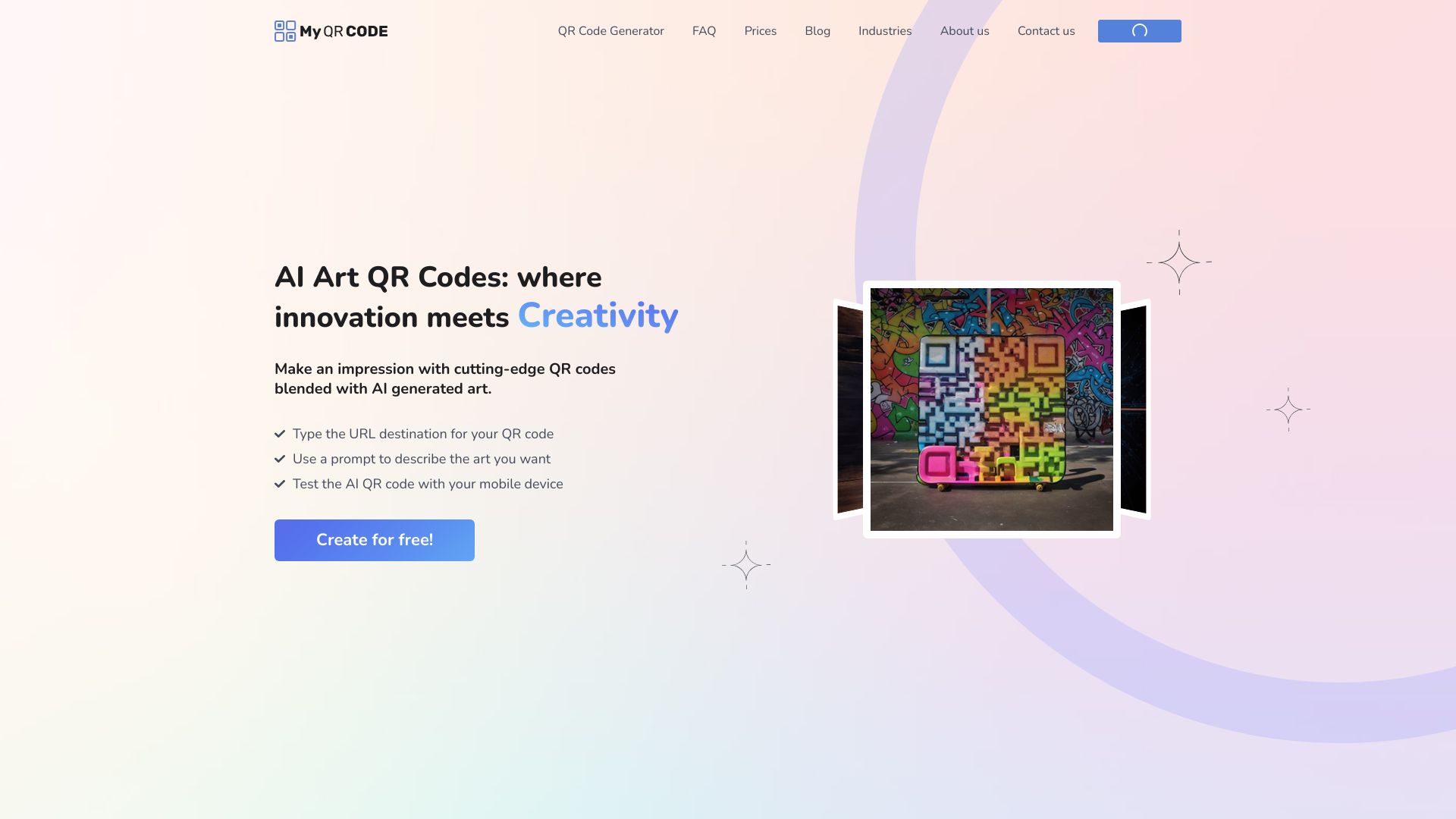 Générateur de code QR AI gratuit par MyQRCode