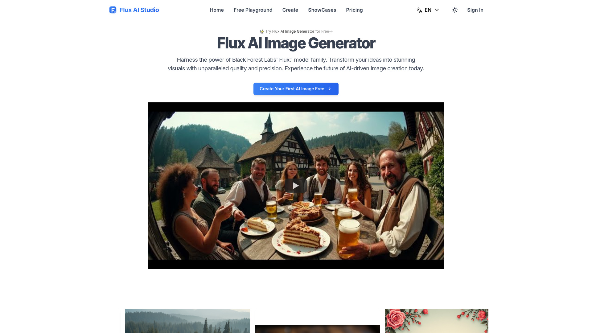 Generador de imágenes Flux AI gratuito